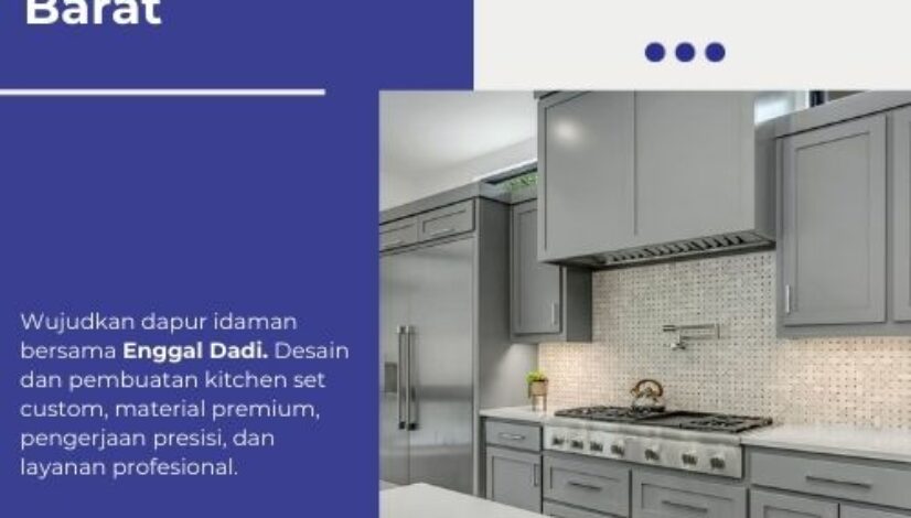 Kabinet Dapur Aluminium Custom Jakarta Barat