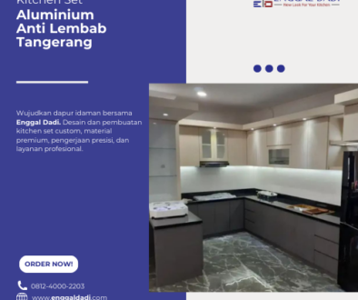 Kitchen Set Aluminium Anti Lembab Tangerang